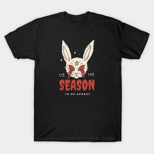 Scary Halloween Rabbit T-Shirt